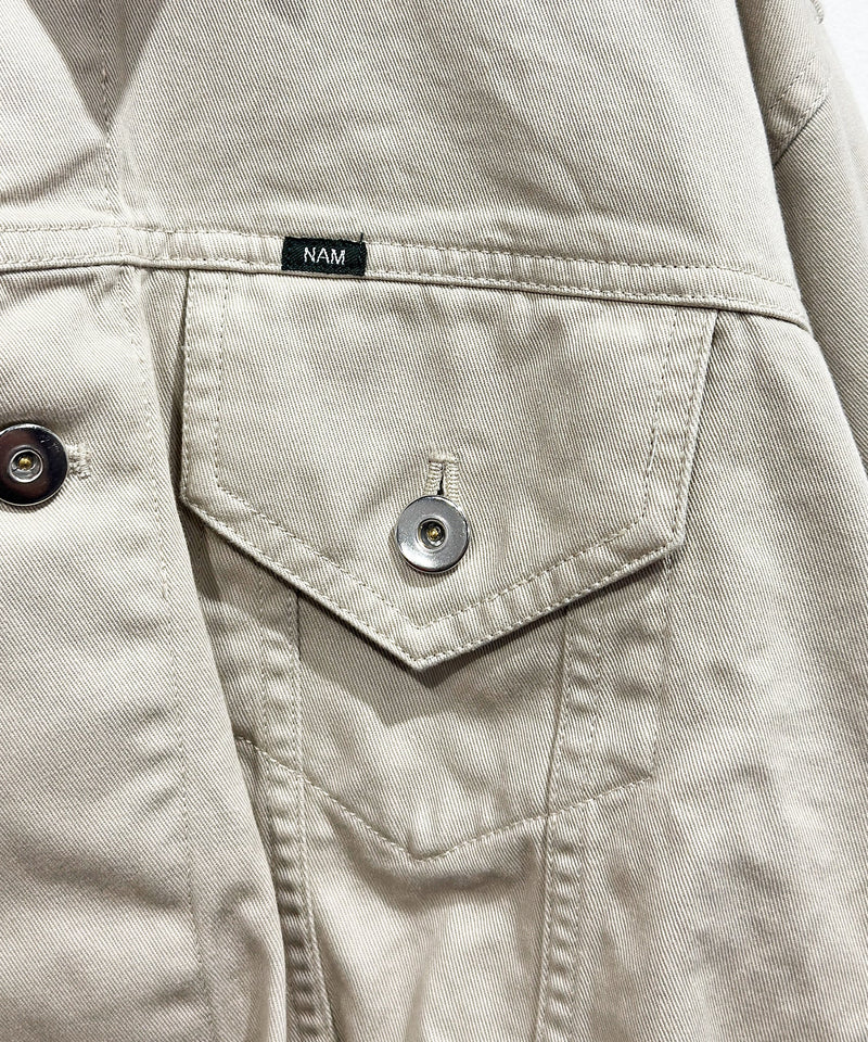 NAM - ACCORDION JACKET / KATSURAGI BEIGE - DB&BAR