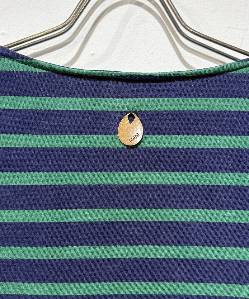 NAM - BANANA BASQUE SHIRTS / NAVY×GREEN 商品画像 - DB&BAR