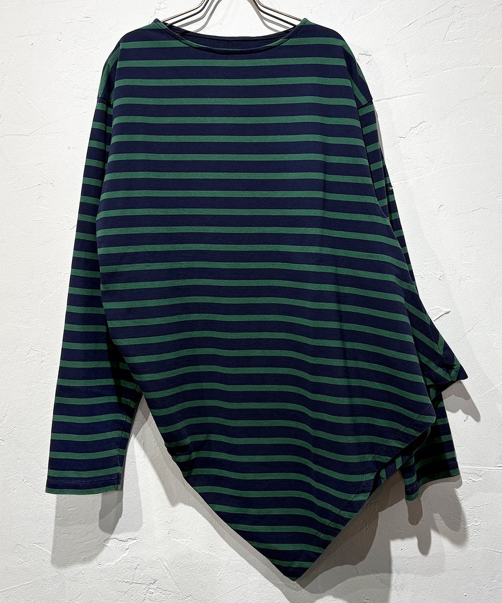 NAM - BANANA BASQUE SHIRTS / NAVY×GREEN 商品画像 - DB&BAR