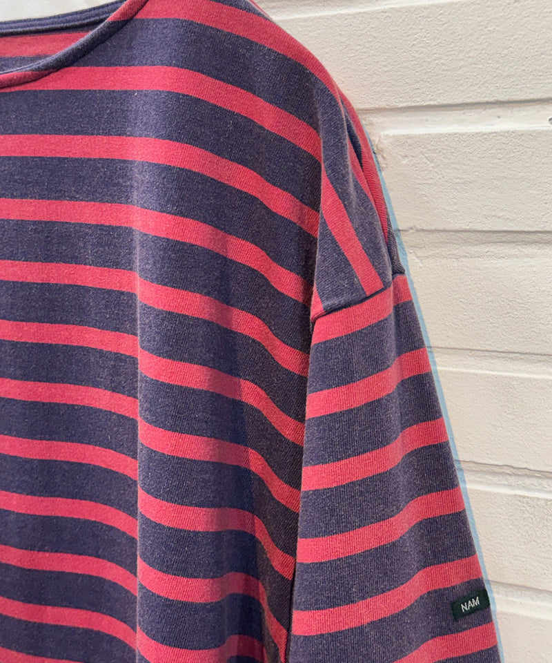NAM - BANANA BASQUE SHIRTS / NAVY×RED 商品画像 - DB&BAR