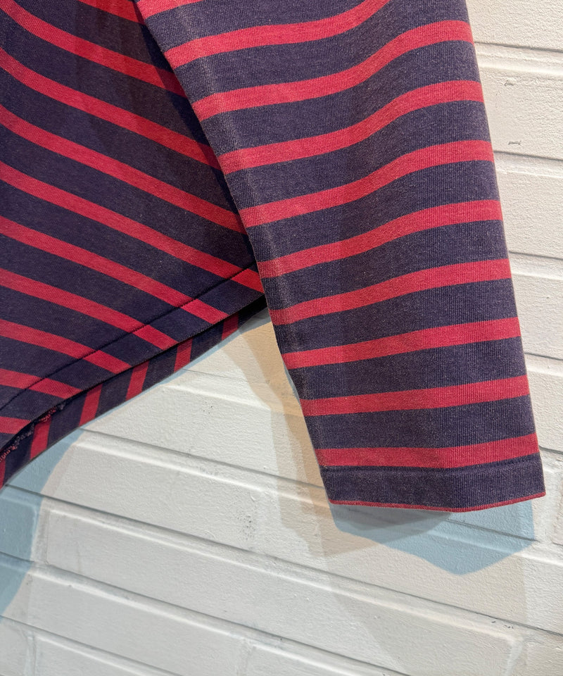 NAM - BANANA BASQUE SHIRTS / NAVY×RED 商品画像 - DB&BAR