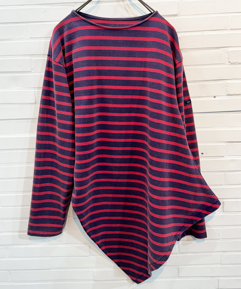 NAM - BANANA BASQUE SHIRTS / NAVY×RED 商品画像 - DB&BAR