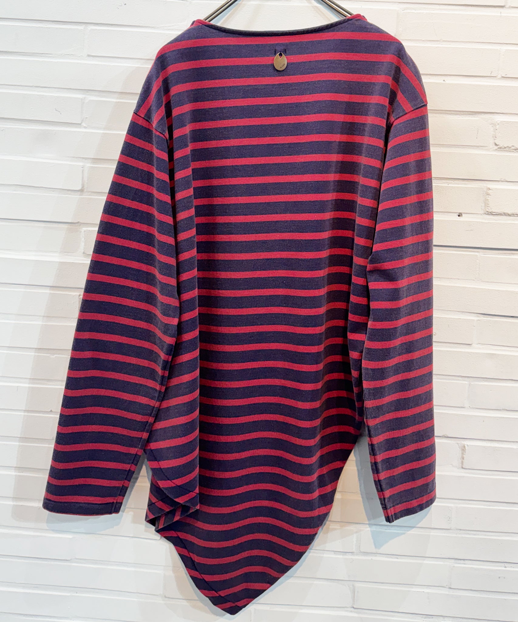 NAM - BANANA BASQUE SHIRTS / NAVY×RED 商品画像 - DB&BAR