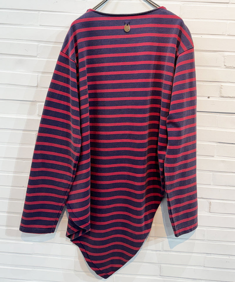 NAM - BANANA BASQUE SHIRTS / NAVY×RED 商品画像 - DB&BAR