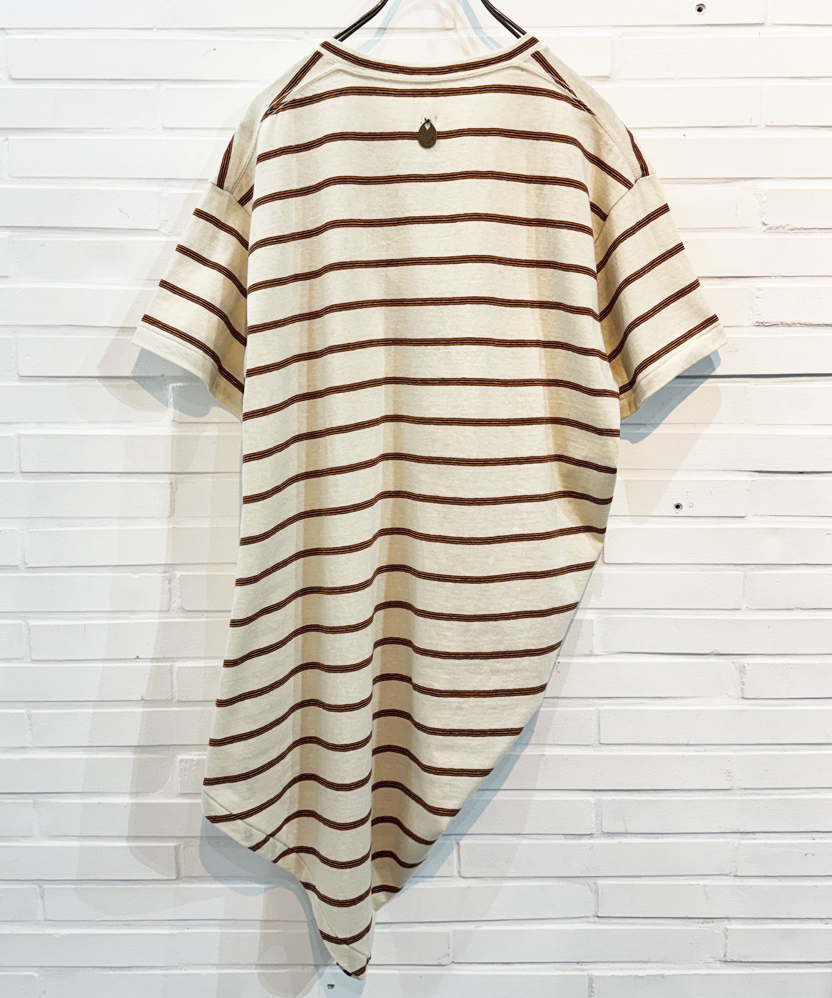 NAM - BANANA POCKET TEE STRIPE / NATURAL - DB&BAR