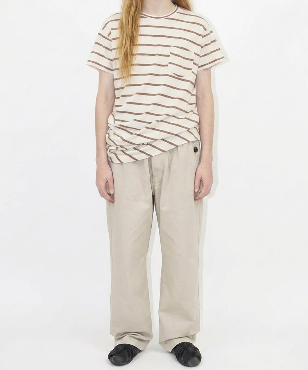 NAM - BANANA POCKET TEE STRIPE / NATURAL 商品画像 - DB&BAR