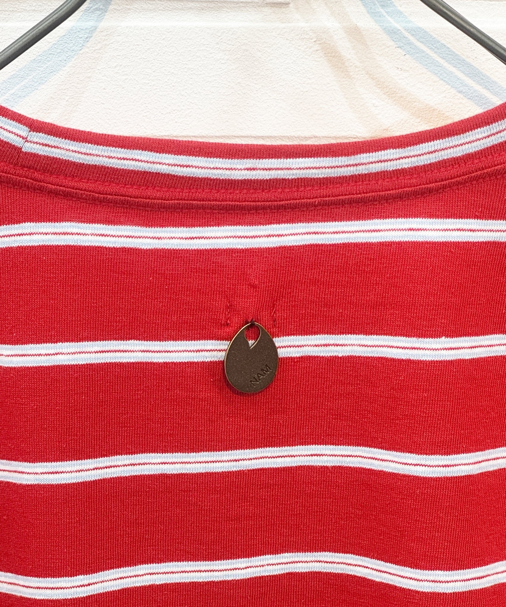 NAM - BANANA POCKET TEE STRIPE / RED - DB&BAR