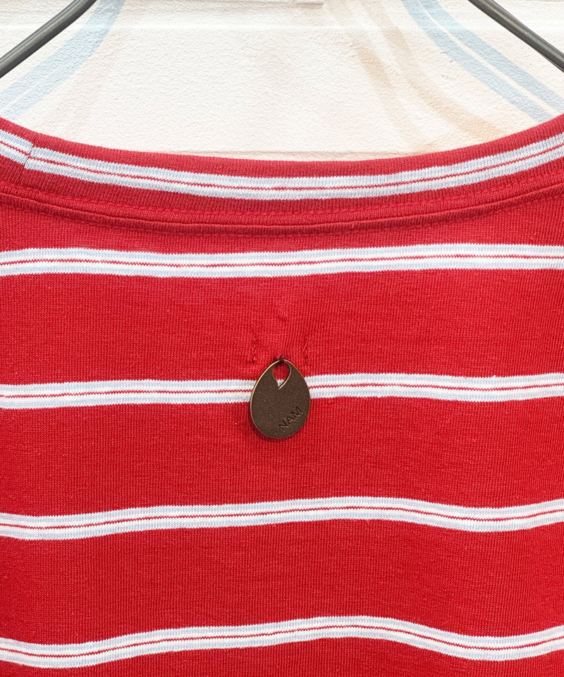 NAM - BANANA POCKET TEE STRIPE / RED 商品画像 - DB&BAR