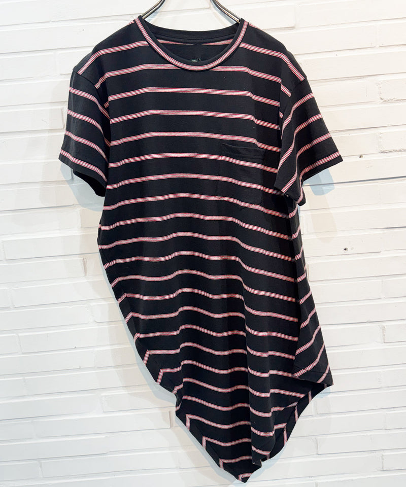 NAM - BANANA POCKET TEE STRIPE / SUMIKURO 商品画像 - DB&BAR