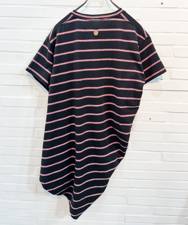 NAM - BANANA POCKET TEE STRIPE / SUMIKURO 商品画像 - DB&BAR