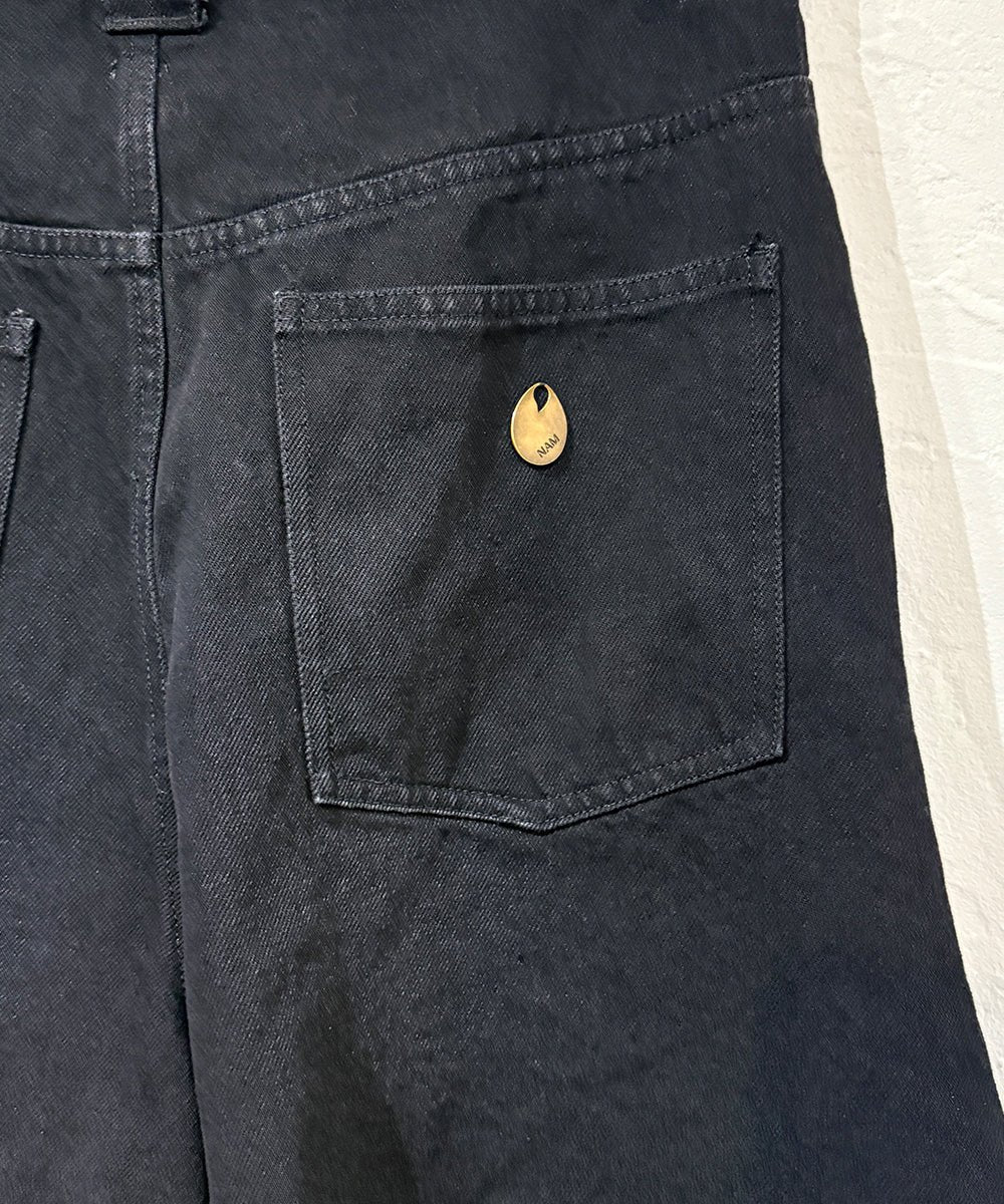 NAM - HORN DENIM WASHED BLACK - DB&BAR