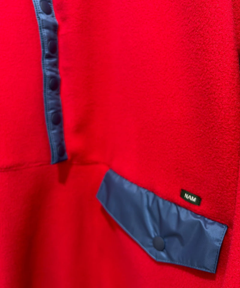 NAM - OFFSET SNAP TEE / RED 商品画像 - DB&BAR