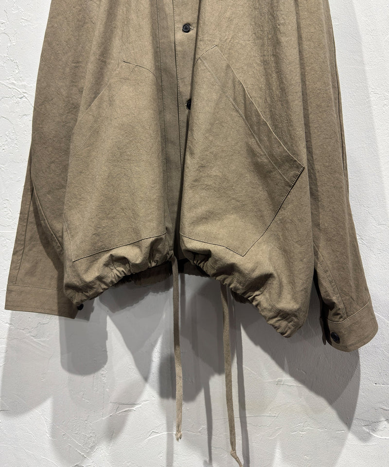 O PROJECT - BALLOON SHIRT / MOCHA - DB&BAR
