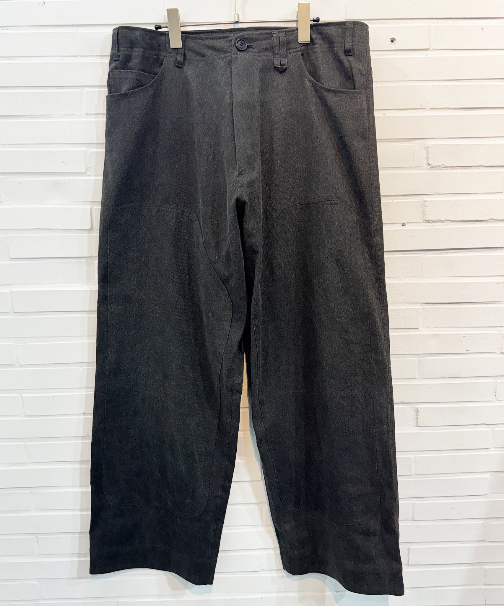 O PROJECT - DOUBLE KNEE TROUSERS - DB&BAR