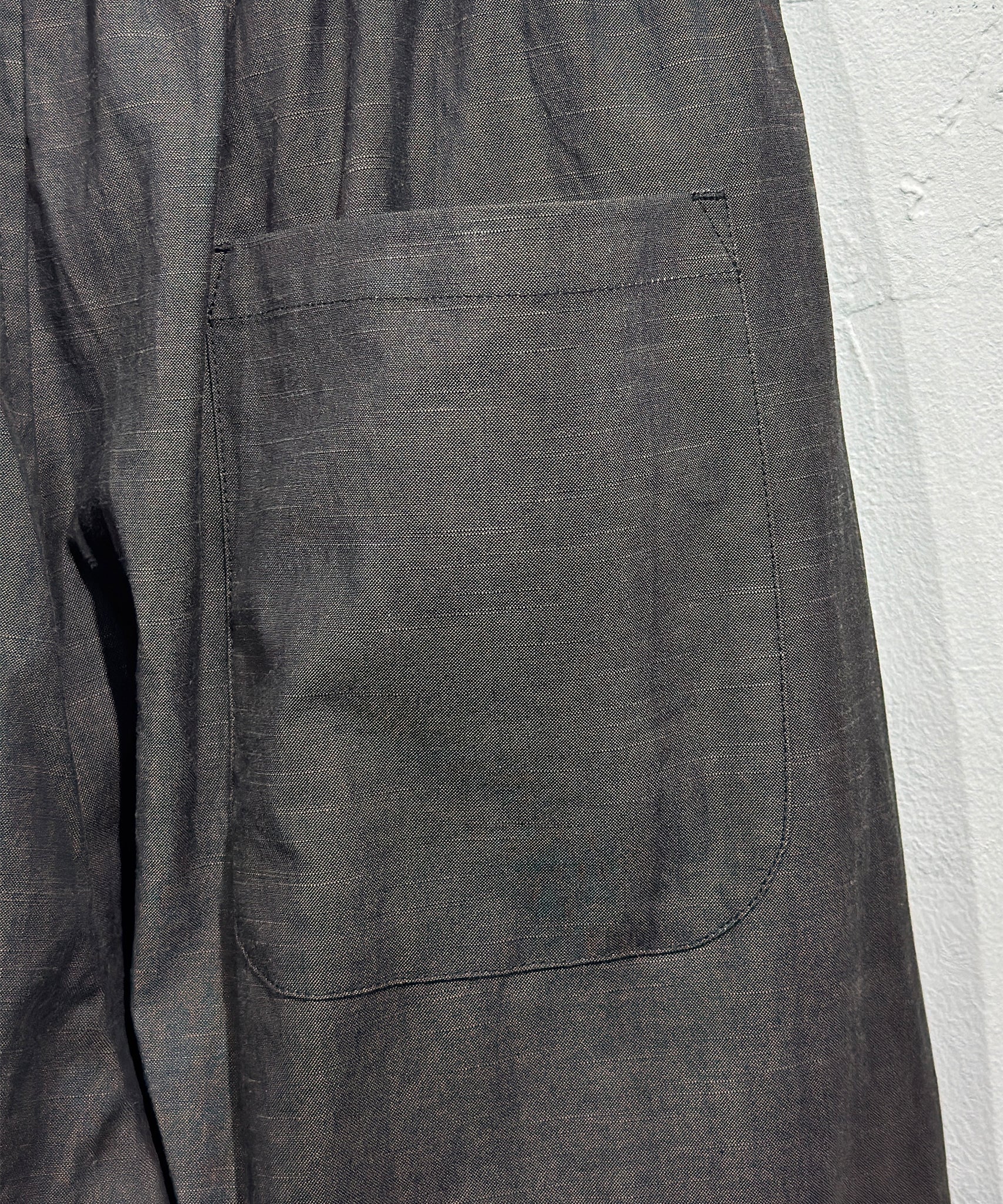 O PROJECT - EASY WIDE PANTS / DARK SUMI - DB&BAR