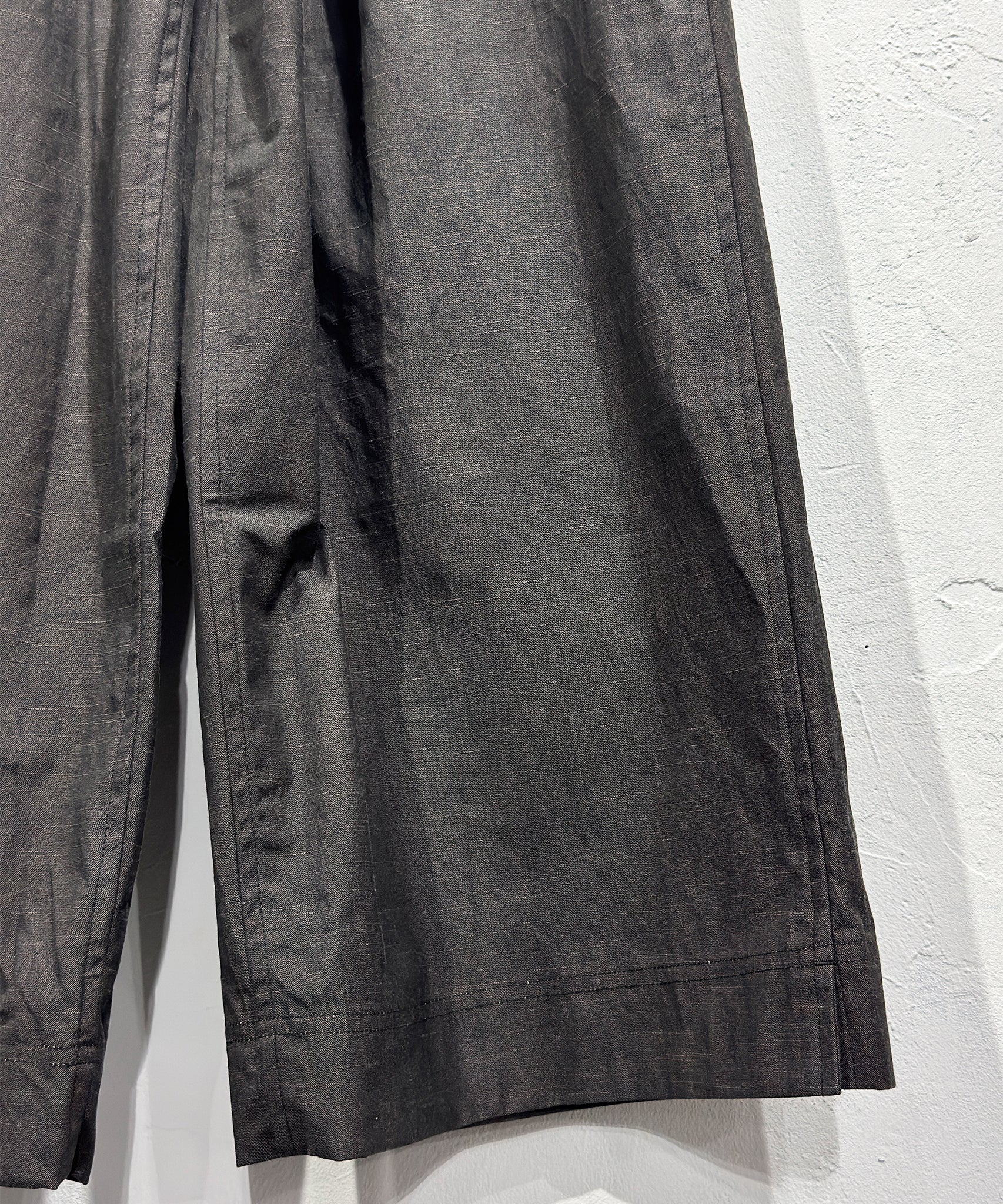 O PROJECT - EASY WIDE PANTS / DARK SUMI - DB&BAR