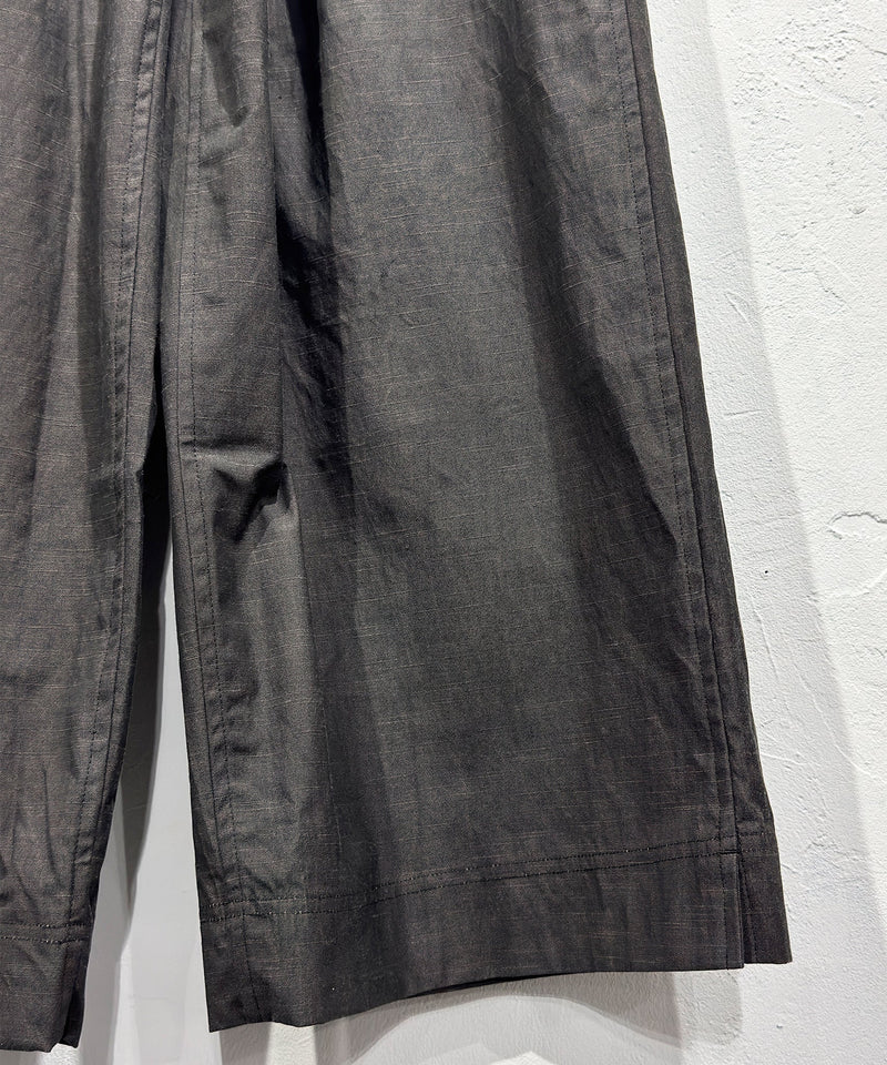 O PROJECT - EASY WIDE PANTS / DARK SUMI - DB&BAR