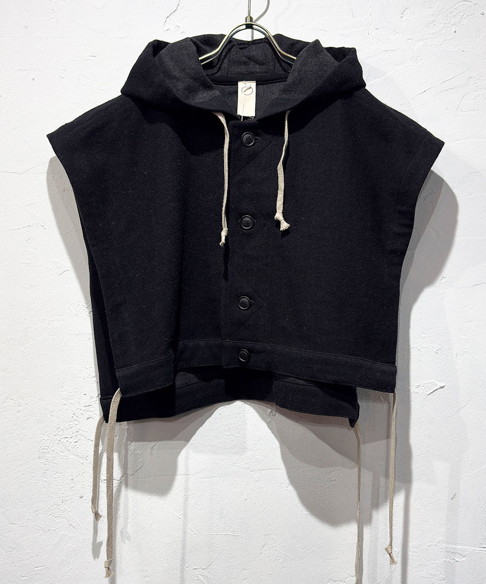 O PROJECT - HOOD PIECE / BLACK 商品画像 - DB&BAR