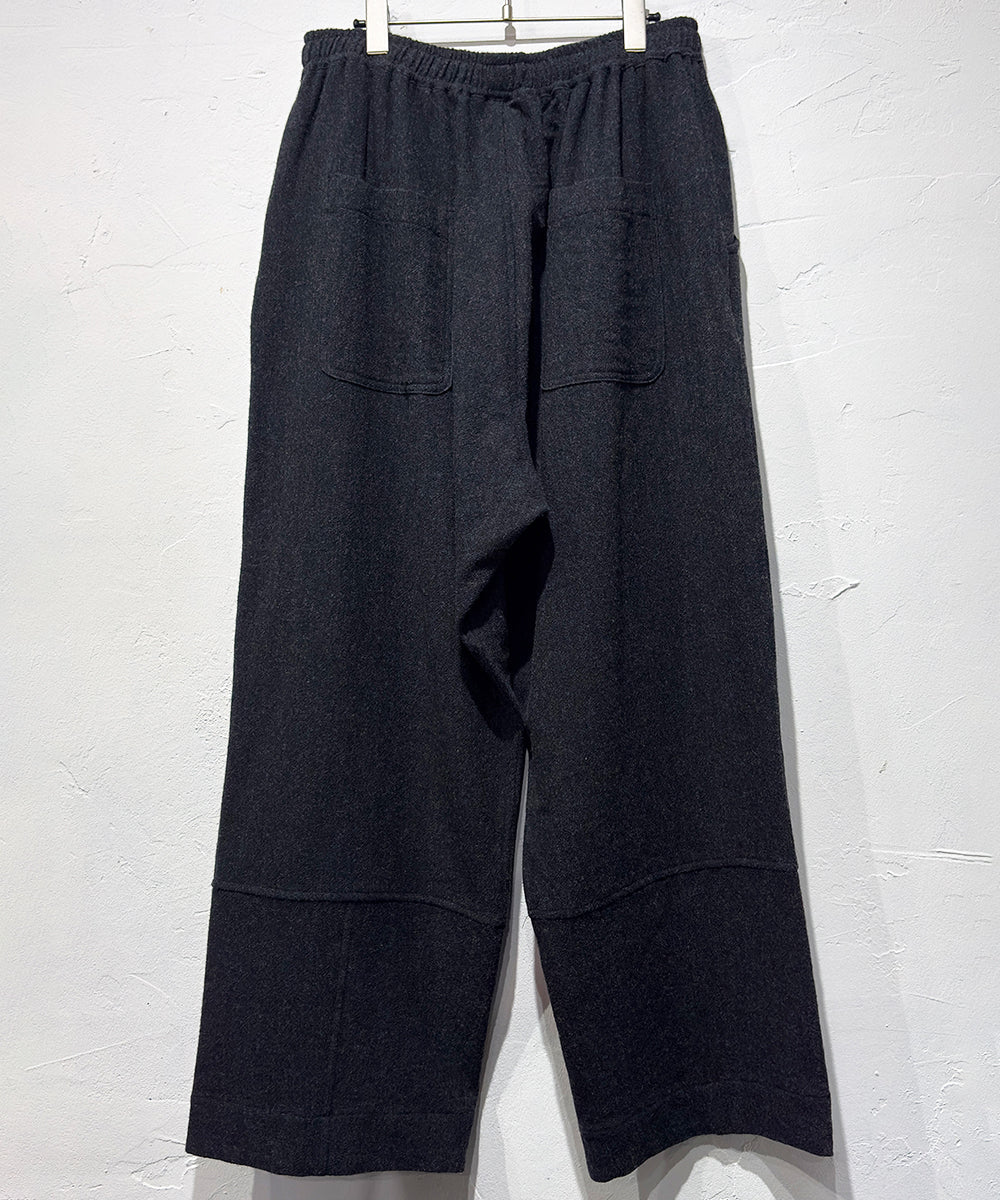O PROJECT - PLAIN TROUSERS / ANTHRACITE 商品画像 - DB&BAR