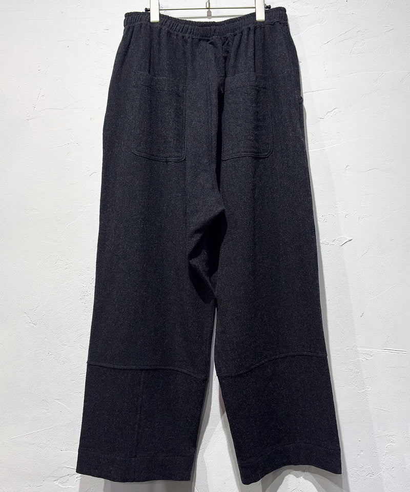 O PROJECT - PLAIN TROUSERS / ANTHRACITE 商品画像 - DB&BAR