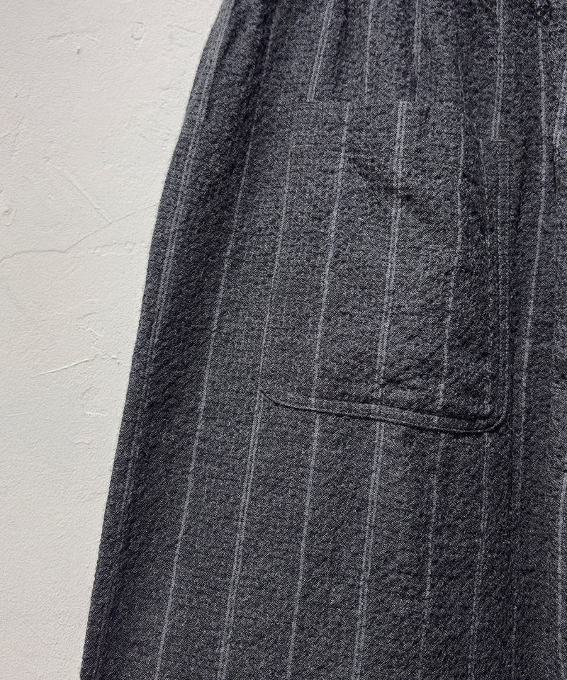 O PROJECT - PLAIN TROUSERS / GREY STRIPE 商品画像 - DB&BAR