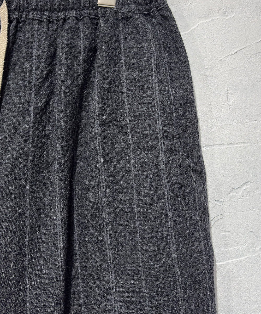 O PROJECT - PLAIN TROUSERS / GREY STRIPE 商品画像 - DB&BAR