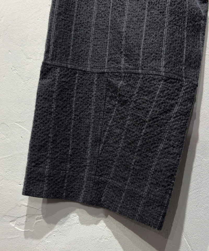 O PROJECT - PLAIN TROUSERS / GREY STRIPE 商品画像 - DB&BAR