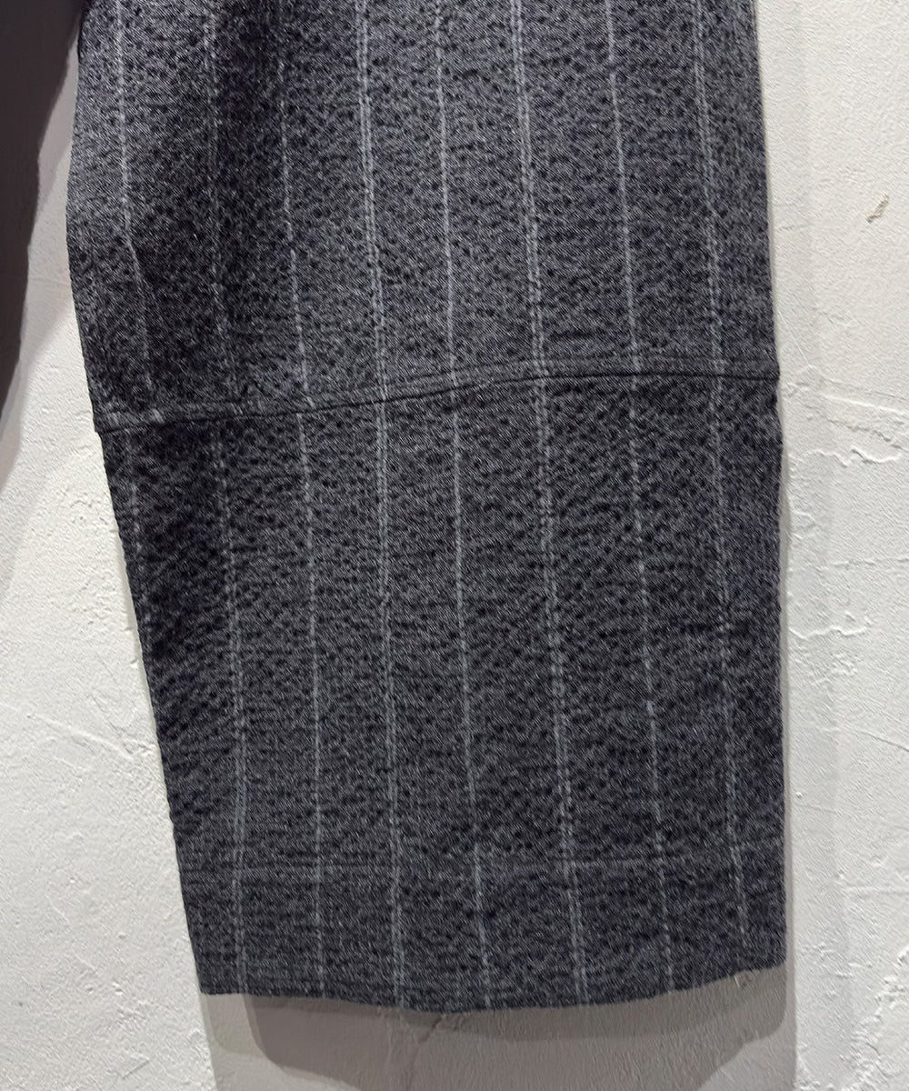 O PROJECT - PLAIN TROUSERS / GREY STRIPE 商品画像 - DB&BAR
