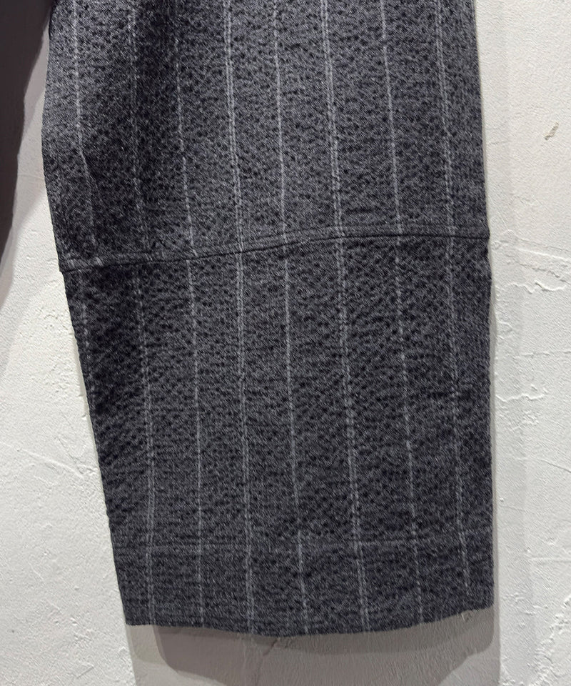 O PROJECT - PLAIN TROUSERS / GREY STRIPE 商品画像 - DB&BAR