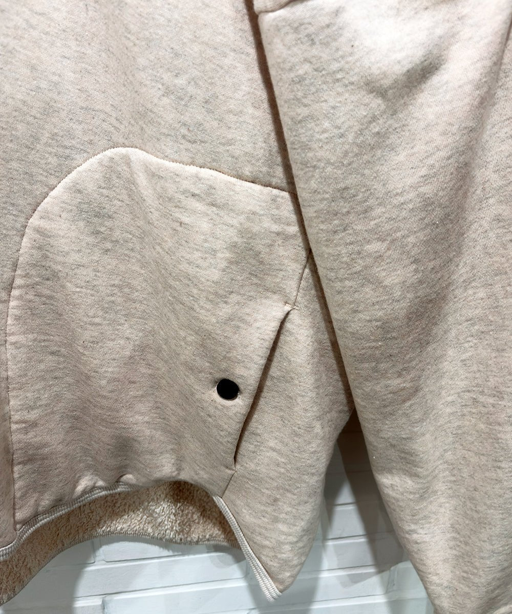 O PROJECT - WIDE FIT HOODED SWEAT / OATMEAL 商品画像 - DB&BAR