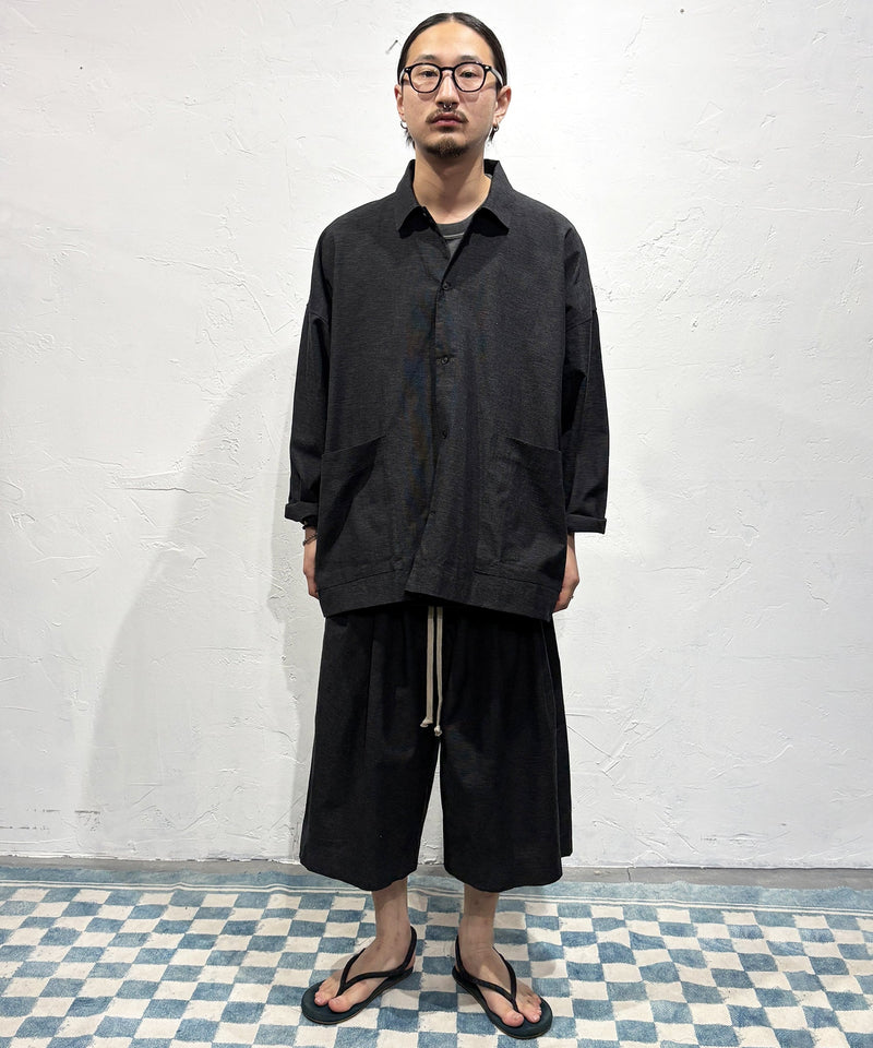 O PROJECT - WIDE FIT SHIRT - DB&BAR