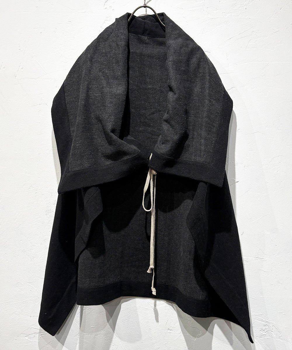 O PROJECT - WRAP BLANKET / BLACK 商品画像 - DB&BAR
