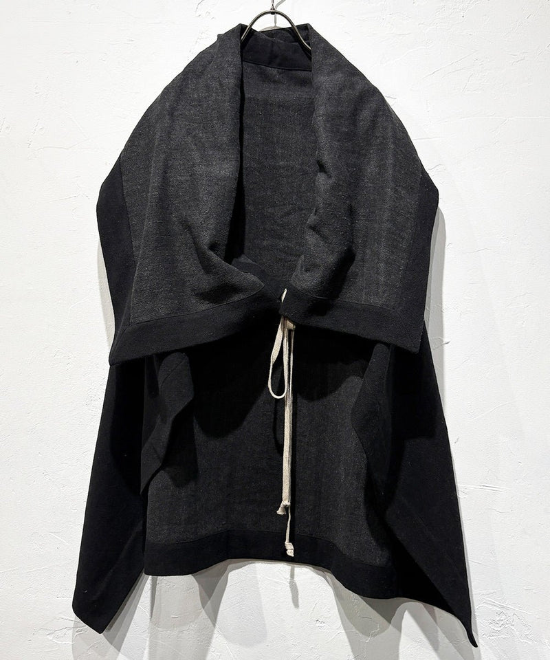 O PROJECT - WRAP BLANKET / BLACK 商品画像 - DB&BAR