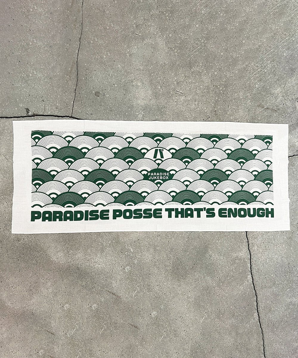 PARADISE JUKE BOX - Tenugui GREEN 商品画像 - DB&BAR