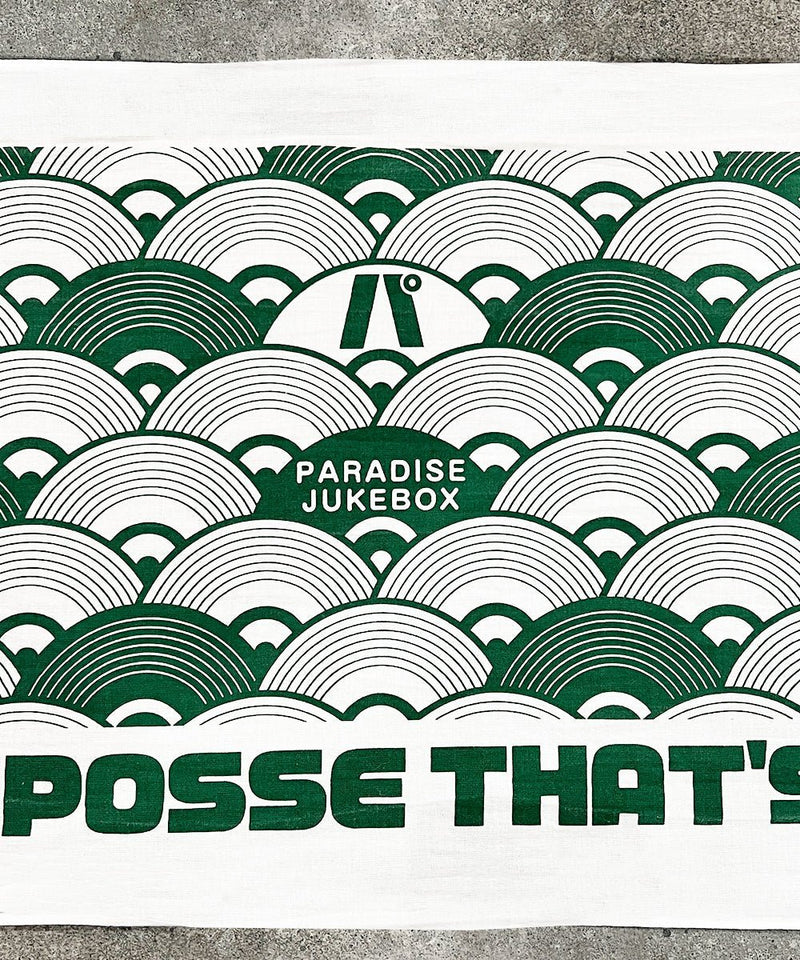 PARADISE JUKE BOX - Tenugui GREEN 商品画像 - DB&BAR
