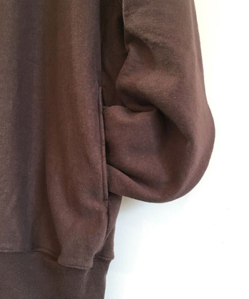 Phatee - HEMP SWEAT CREW / BROWN 商品画像 - DB&BAR