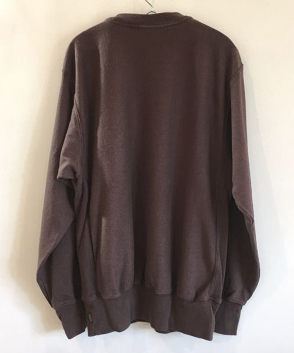 Phatee - HEMP SWEAT CREW / BROWN 商品画像 - DB&BAR