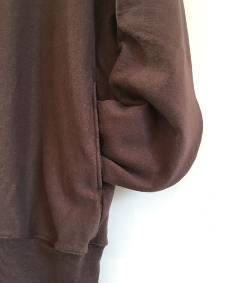 Phatee - HEMP SWEAT CREW / BROWN