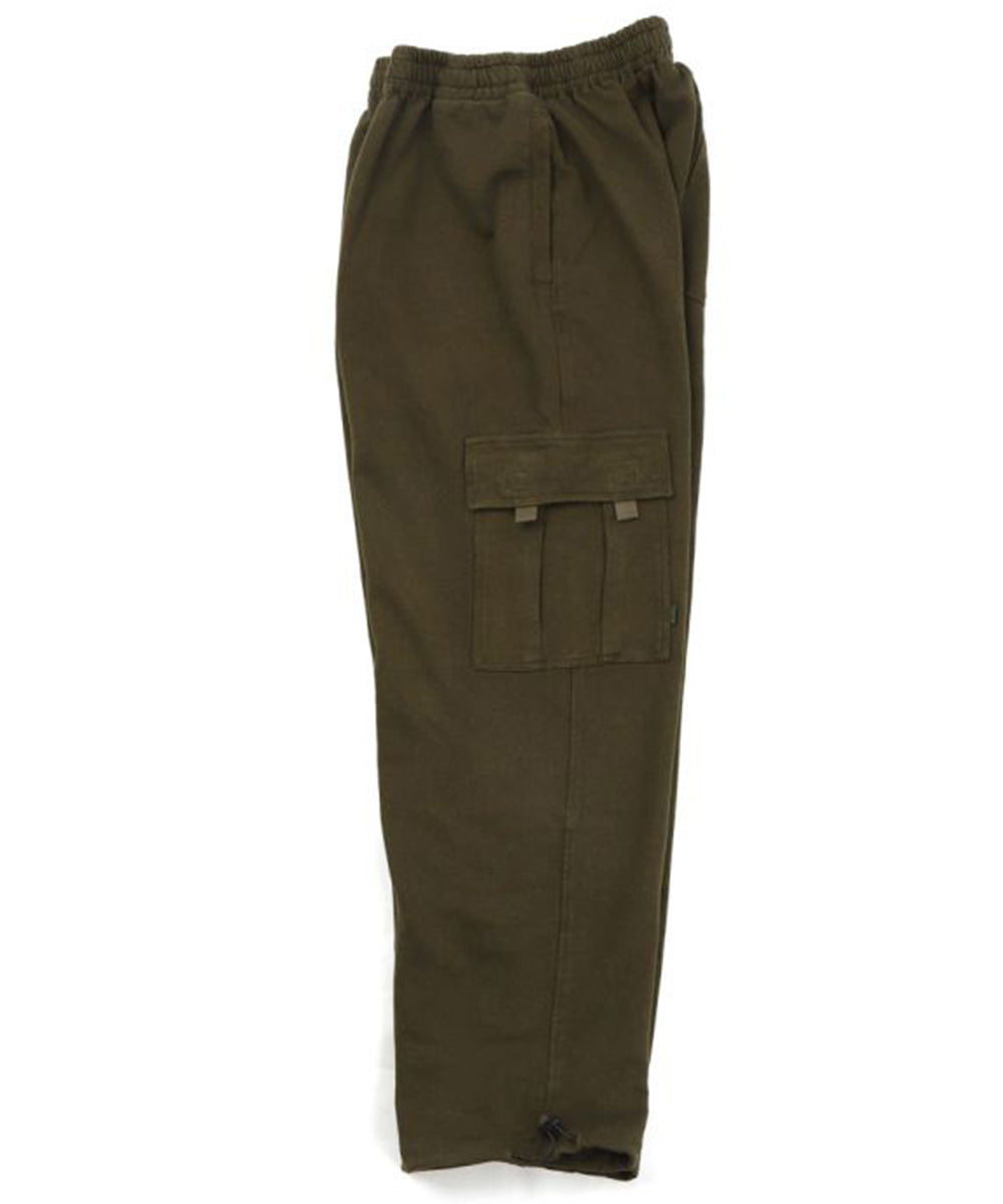 Phatee - HEMP SWEAT CARGO PANTS / OLIVE