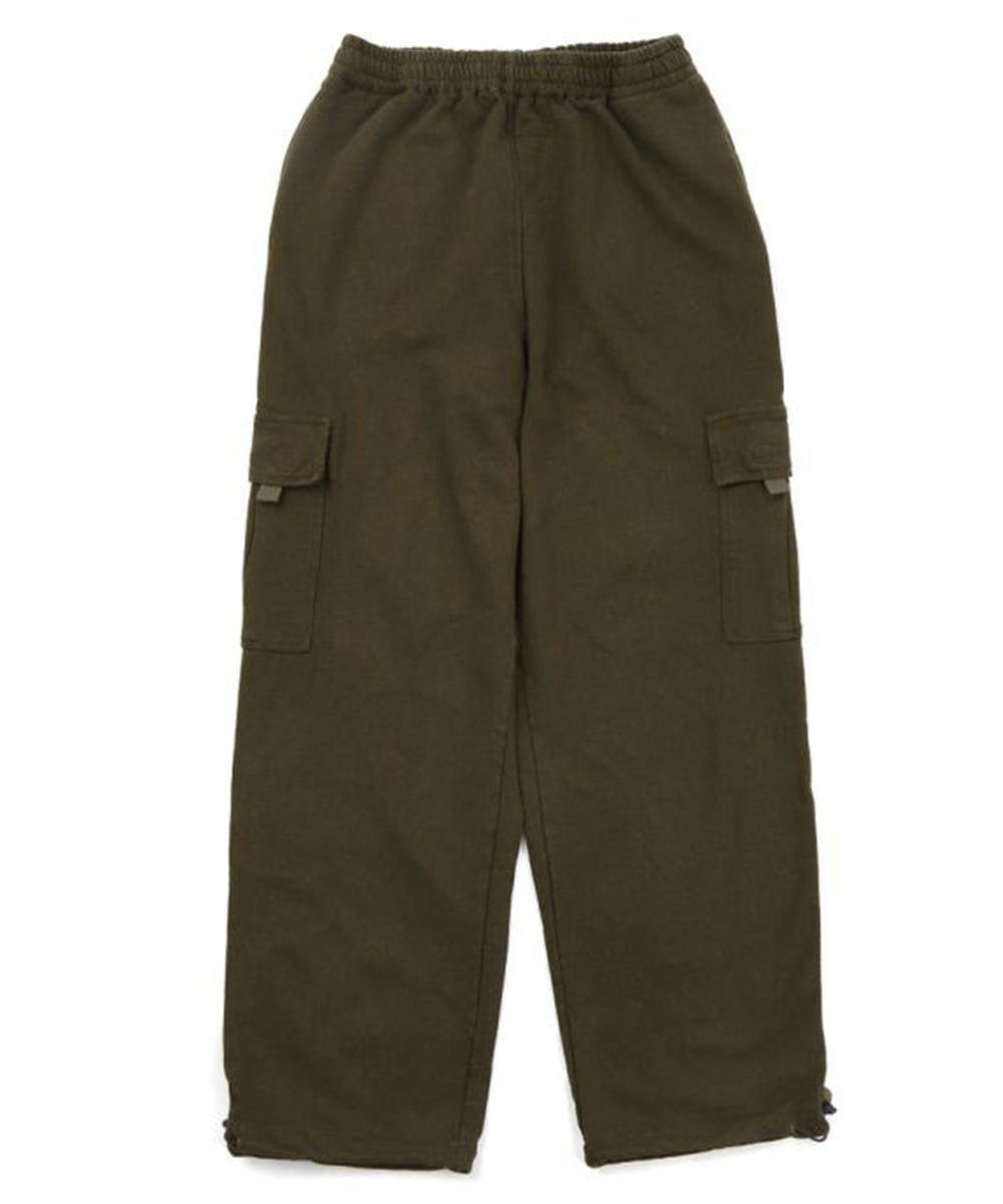 Phatee - HEMP SWEAT CARGO PANTS / OLIVE