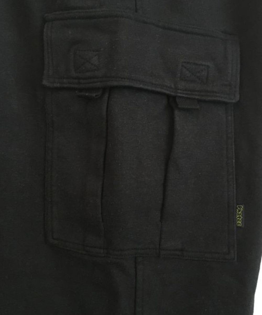 Phatee - HEMP SWEAT CARGO PANTS / BLACK