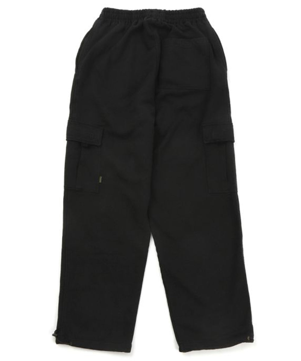 Phatee - HEMP SWEAT CARGO PANTS / BLACK