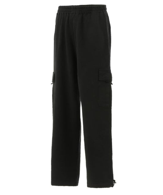 Phatee - HEMP SWEAT CARGO PANTS / BLACK