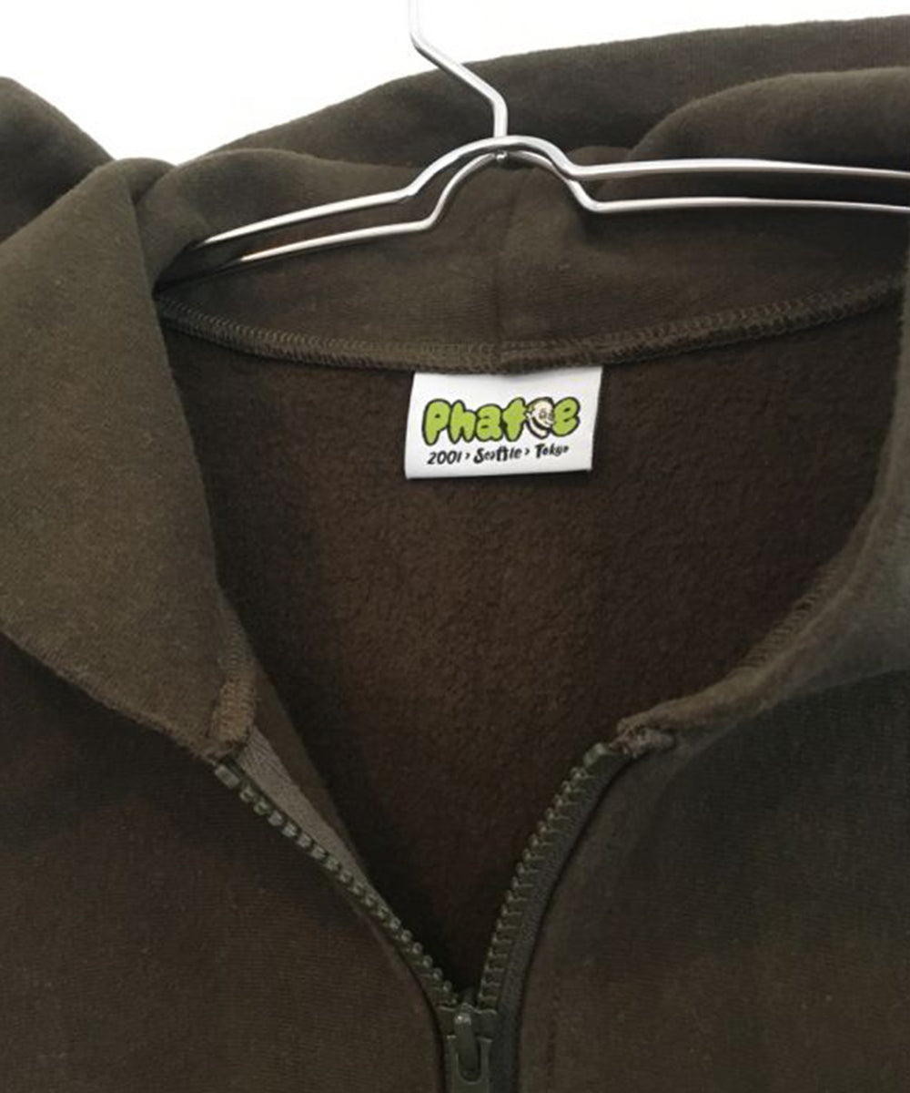 Phatee - HEMP SWEAT CHOCO ZIP PARKA / OLIVE