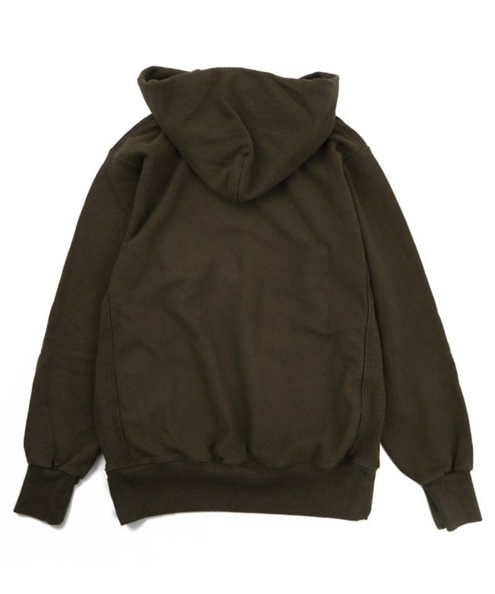 Phatee - HEMP SWEAT CHOCO ZIP PARKA / OLIVE
