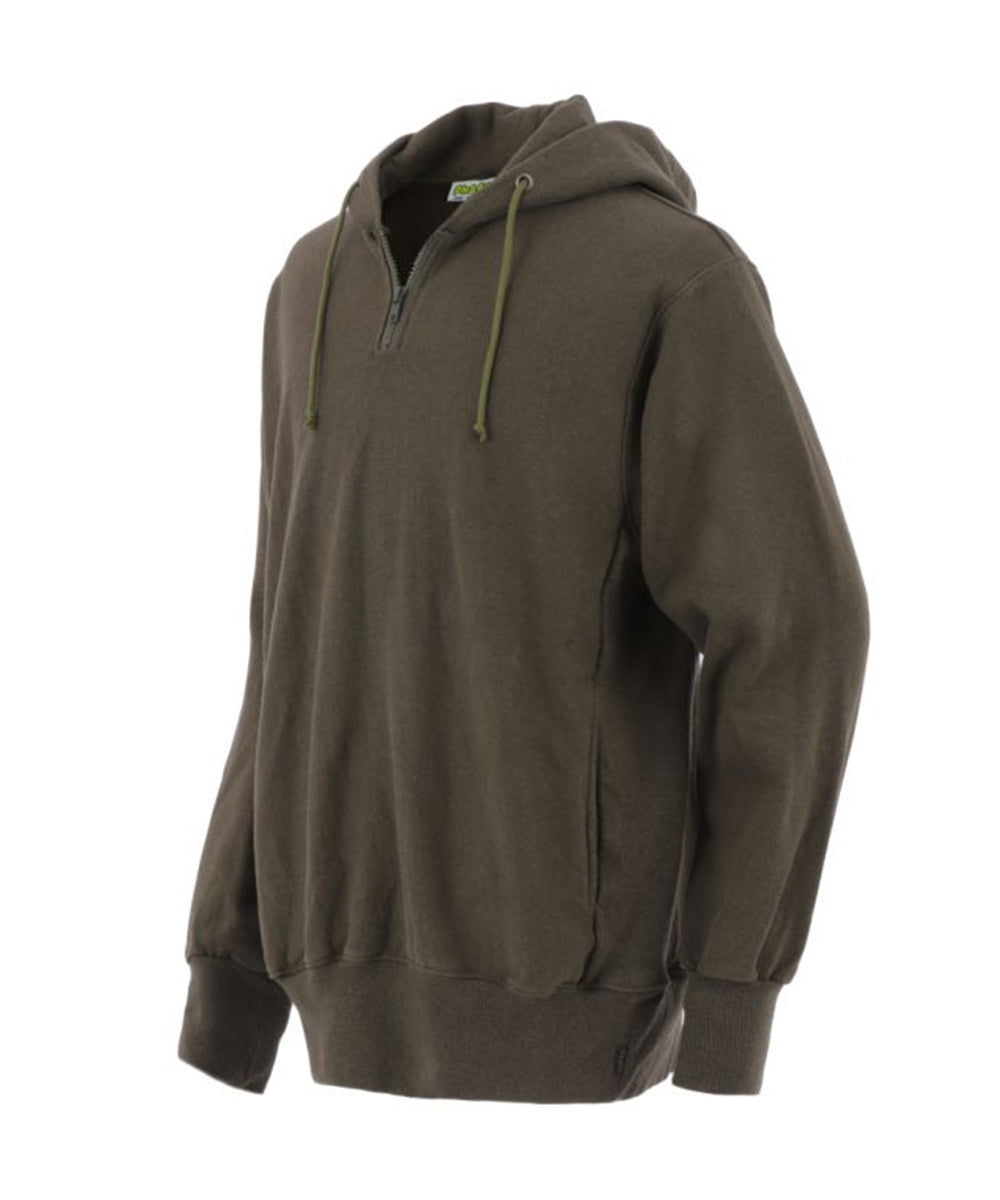 Phatee - HEMP SWEAT CHOCO ZIP PARKA / OLIVE