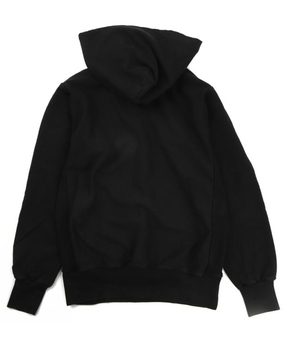 Phatee - HEMP SWEAT CHOCO ZIP PARKA / BLACK