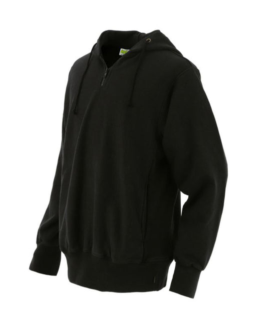 Phatee - HEMP SWEAT CHOCO ZIP PARKA / BLACK