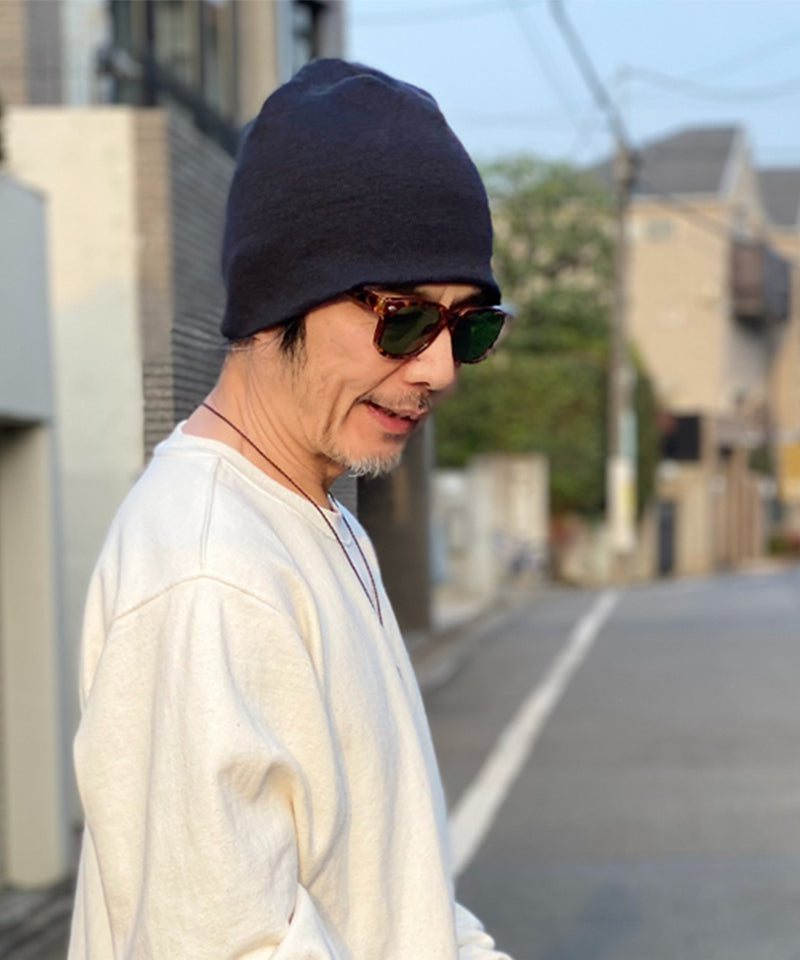 Phatee - PHATEE HEMP RIB KNIT CAP / BLACK