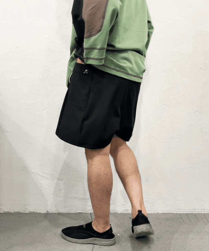 PURPLE RAIN ADVENTURE SKIRTS - ADVENTURE KILT BLACK 商品画像 - DB&BAR